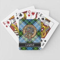 Campbell Crest over Dress Tartan Playing Cards