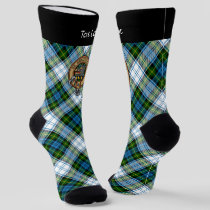 Campbell Crest over Dress Tartan Socks