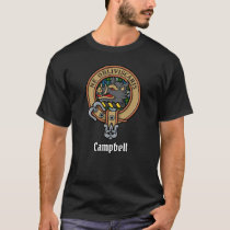 Campbell Crest over Dress Tartan T-Shirt