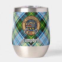 Campbell Crest over Dress Tartan Thermal Wine Tumbler