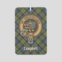 Campbell Crest over Tartan Air Freshener