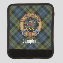 Campbell Crest over Tartan Luggage Handle Wrap