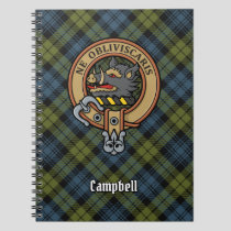 Campbell Crest over Tartan Notebook