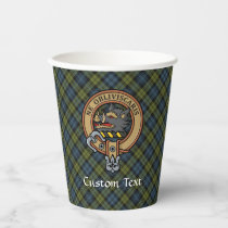 CampBell Crest over Tartan Paper Cups