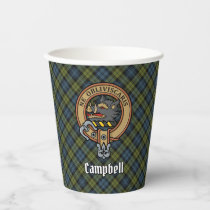 CampBell Crest over Tartan Paper Cups