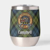 Campbell Crest over Tartan Thermal Wine Tumbler
