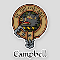 Campbell Crest Sticker