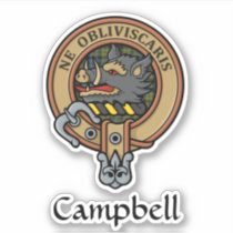 Campbell Crest Sticker
