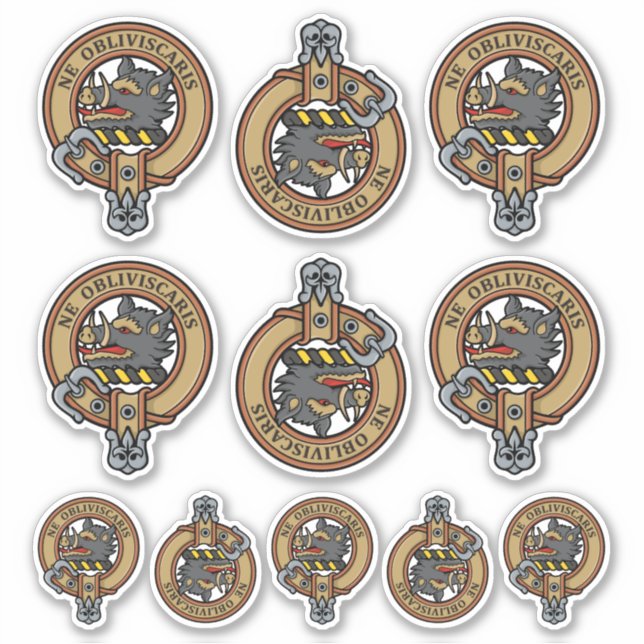Campbell Crest Sticker (Front)