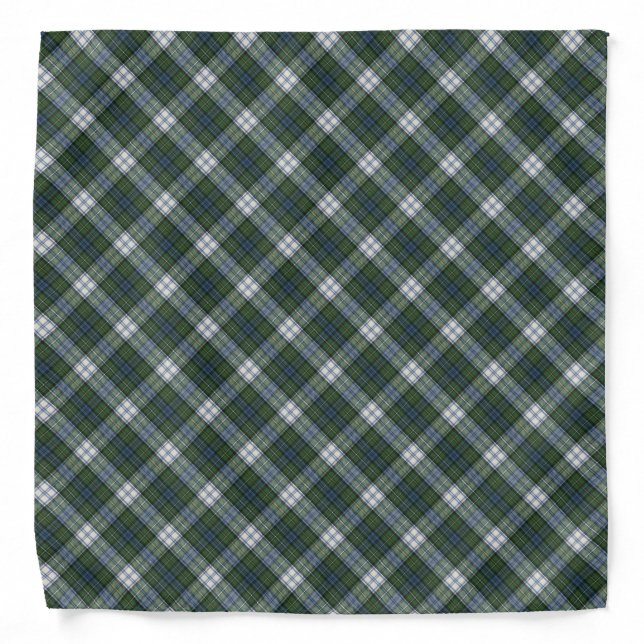 Campbell Dress Ancient Scottish Clan Tartan Bandana (Front)