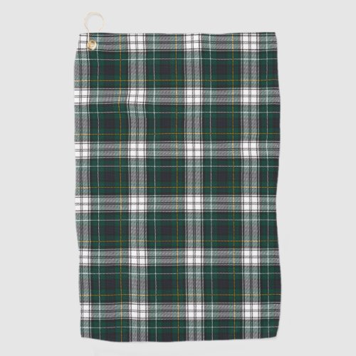 Campbell Dress Modern Tartan Plaid Pattern Golf Towel