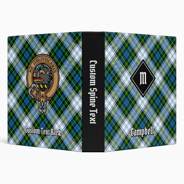 Campbell Dress Tartan 3 Ring Binder (Background)