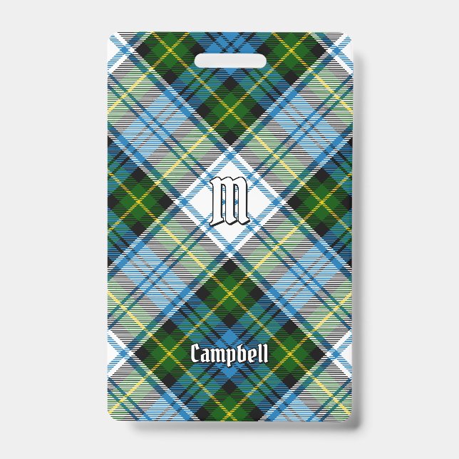 Campbell Dress Tartan Badge (Front)