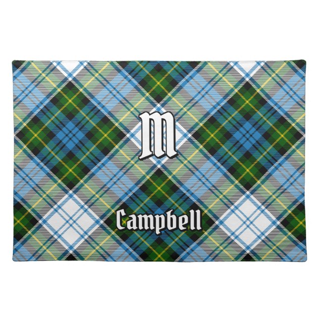Campbell Dress Tartan Cloth Placemat (Front)