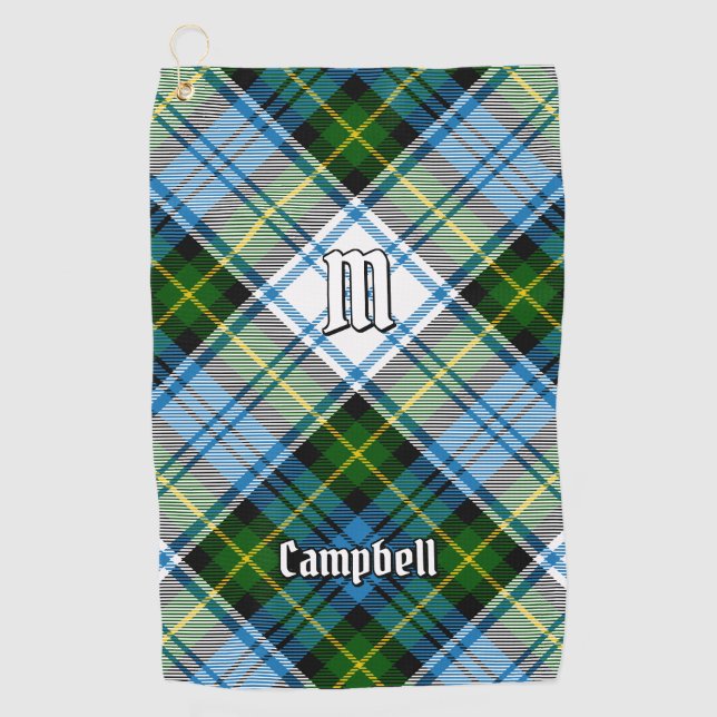 Campbell Dress Tartan Golf Towel (Front)