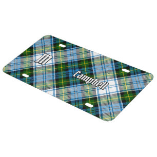 Campbell Dress Tartan License Plate
