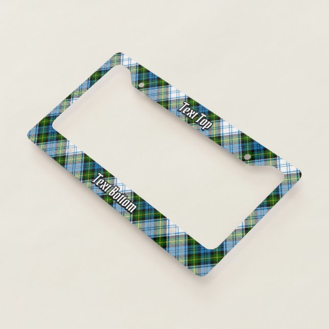 Campbell Dress Tartan License Plate Frame (3/4)