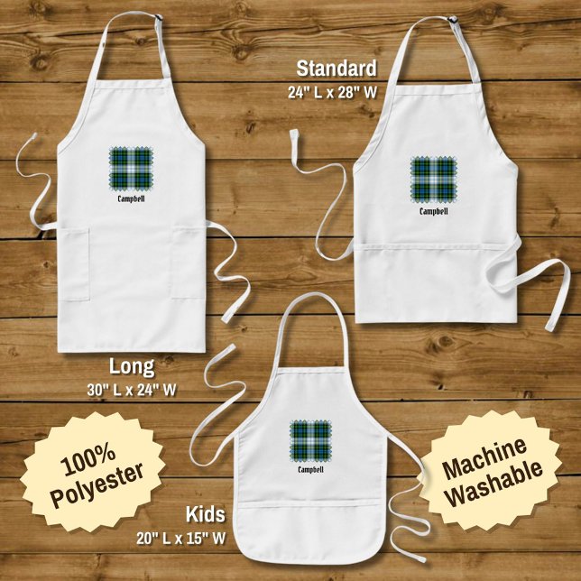 Campbell Dress Tartan Long Apron (Creator Uploaded)