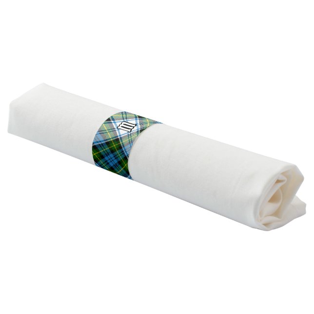 Campbell Dress Tartan Napkin Bands (Angled)