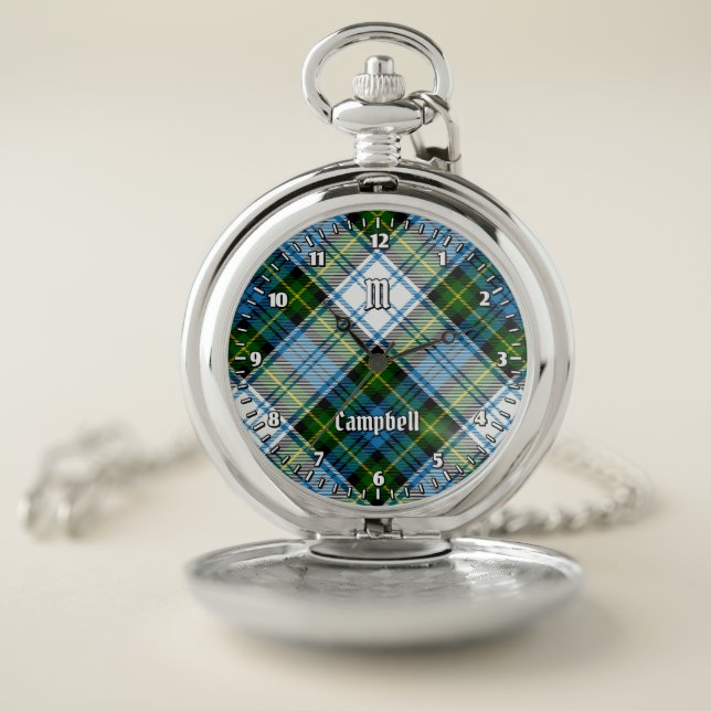 Campbell Dress Tartan Pocket Watch (Inside)