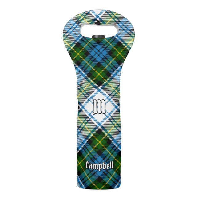 Campbell Dress Tartan Wine Bag (Front)
