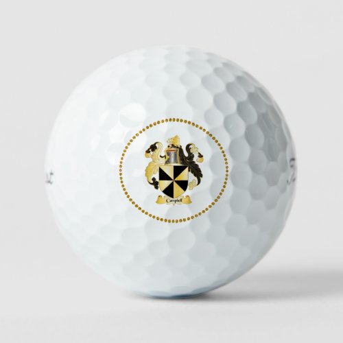 Campbell Family Coat of Arms Golf Balls