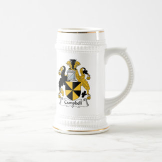 Campbell Family Crest Beer Stein