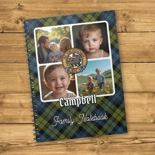 Campbell Family Photo Collage Notebook