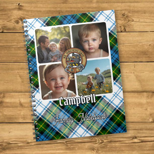 Campbell Family Photo Collage Notebook