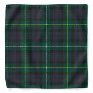 Campbell of Argyll Modern Tartan Plaid Pattern Bandana