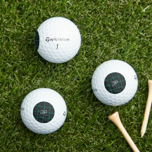 Campbell of Argyll Modern Tartan Plaid Pattern Golf Balls