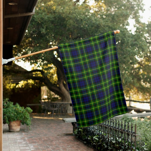 Campbell Of Breadalbane Modern Clan Tartan House Flag (In SItu)