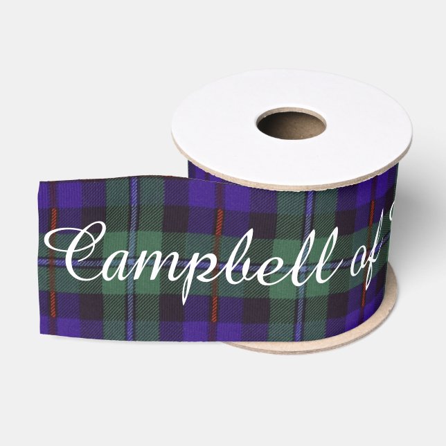 Campbell of Cawdor clan Plaid Scottish tartan Grosgrain Ribbon (Spool)