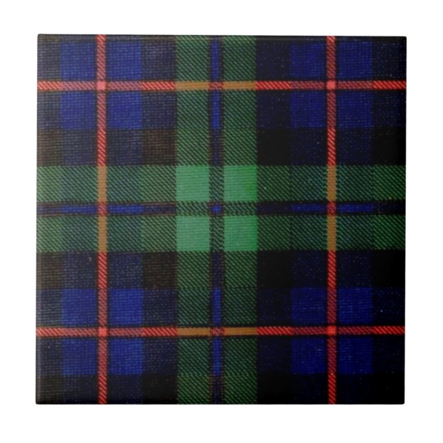 CAMPBELL OF CAWDOR FAMILY TARTAN TILE (Front)