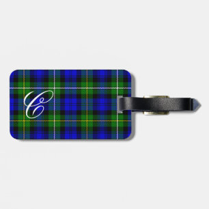 Campbell Plaid Tartan Luggage Tag