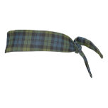 Campbell Scottish Accents Blue Green Tartan Tie Headband at Zazzle