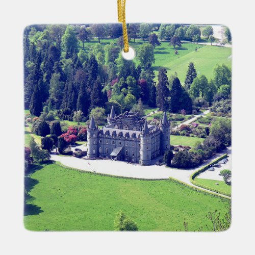 Campbell Scottish Clan Inveraray Castle Christmas  Ceramic Ornament