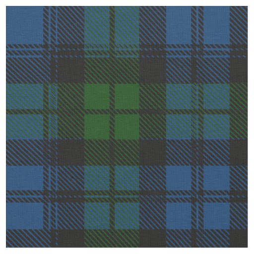 Campbell Scottish Clan Tartan Larger Tile Fabric
