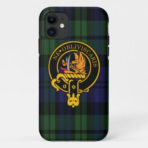 Campbell Scottish Crest and Tartan iPhone 5/5S iPhone 11 Case