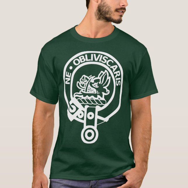 Campbell Scottish Family Clan Name Crest Shield T-Shirt (Front)