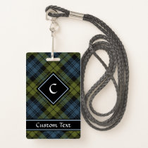 Campbell Tartan Badge