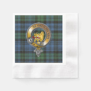 Campbell Tartan & Badge Napkins