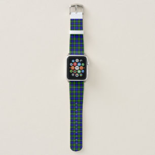 Campbell tartan blue green plaid apple watch band