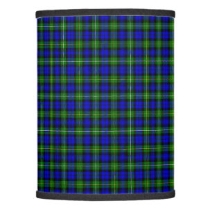 Campbell tartan blue green plaid lamp shade