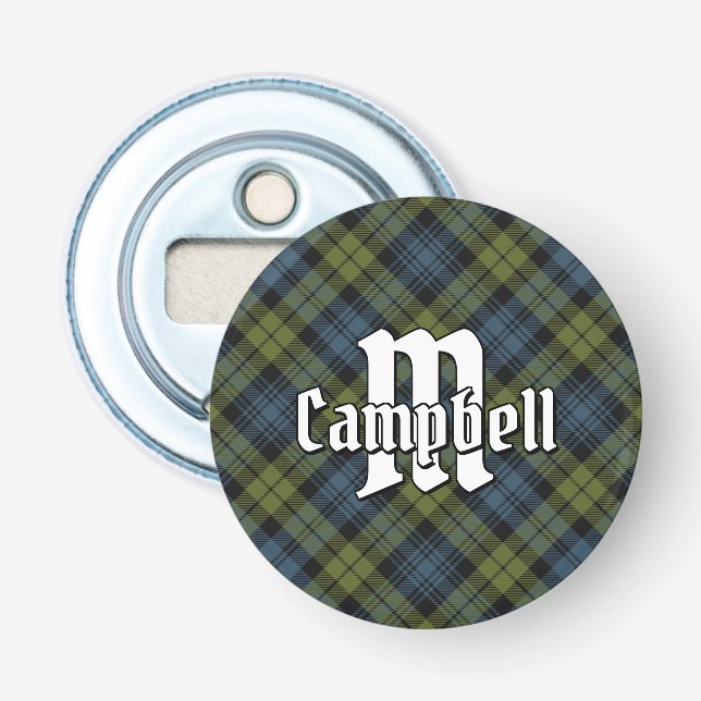 Campbell Tartan Bottle Opener (Front)