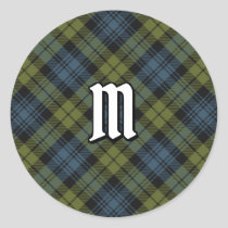 Campbell Tartan Classic Round Sticker