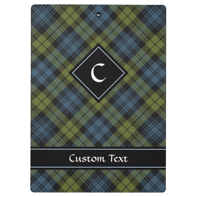 Campbell Tartan Clipboard (Back)
