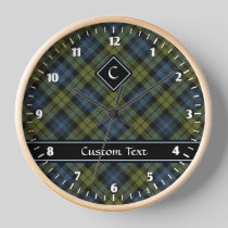 Campbell Tartan Clock