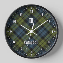 Campbell Tartan Clock