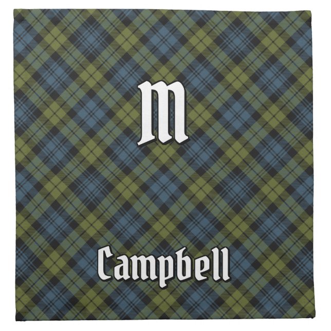 Campbell Tartan Cloth Napkin (Front)